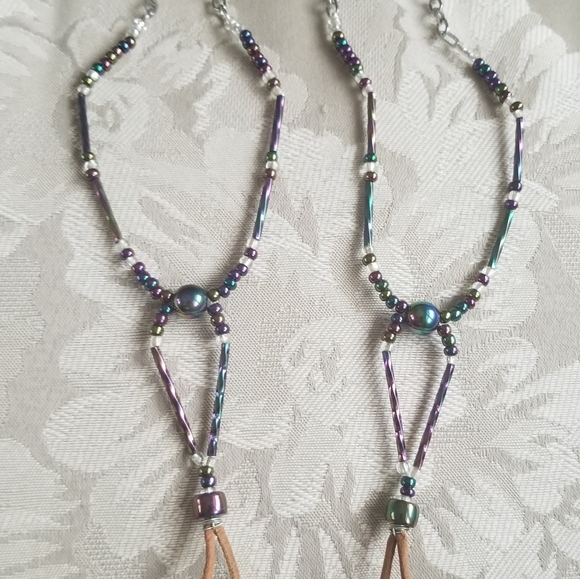 Boho Beaded Barefoot Sandals - Picture 5 of 6